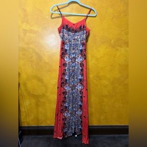 Free People Button Down Maxi Dress